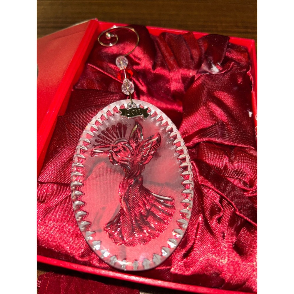 Waterford‎ Crystal Angel Ornament 2011 Boxed Holiday Collection with Enhancement